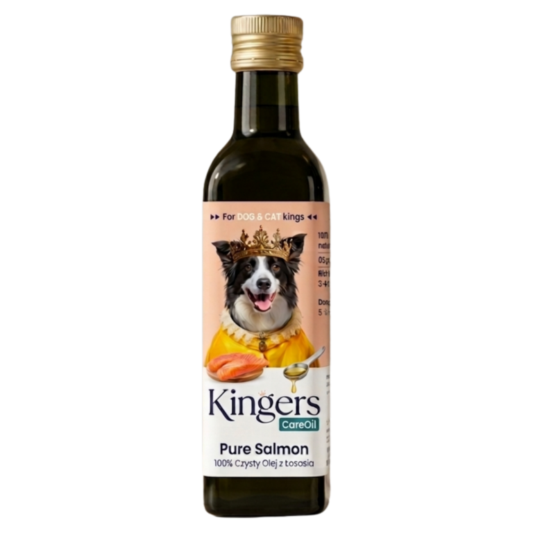 kingers pure salmon | 100% olej z Łososia dla psa i kota