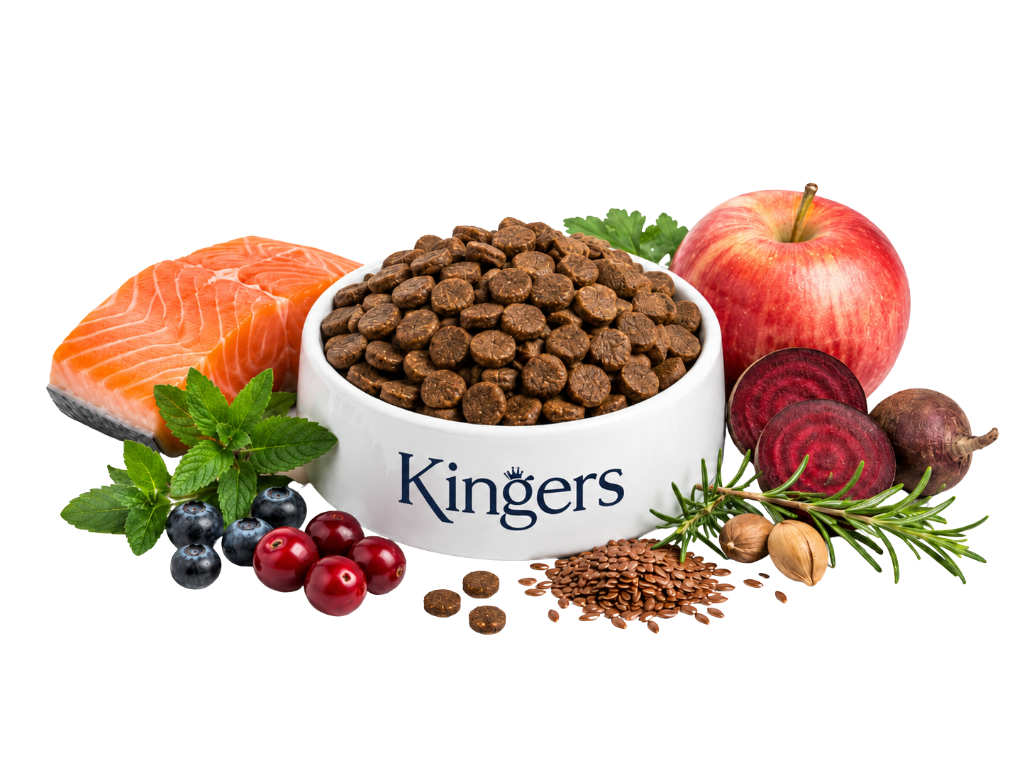 Miska karmy KINGERS z naturalnymi składnikami