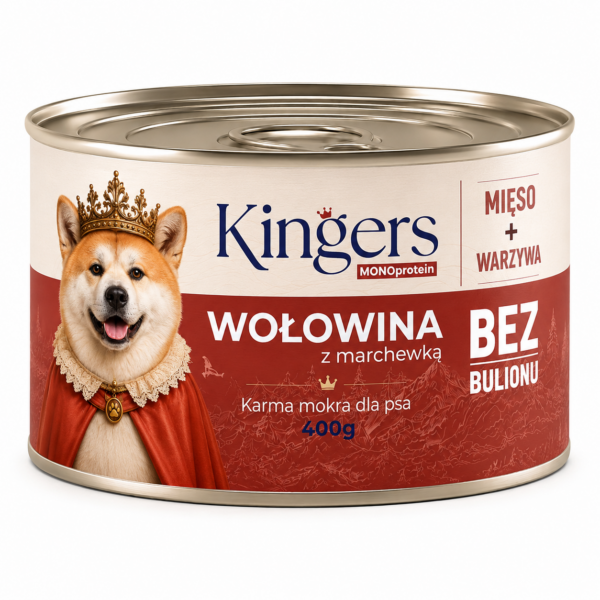 Mokra Wołowina KINGERS - klasyczny smak na apetyt
