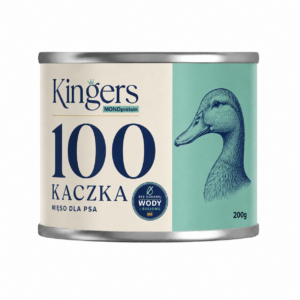 kingers 100 mieso dla psa kaczka 200g
