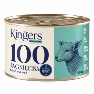 kingers 400g lamb dog food wet